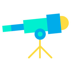 Poster - Flat Telescope icon