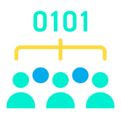 Flat Developers Team icon