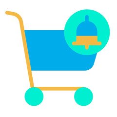 Poster - Flat Medicine Cart icon