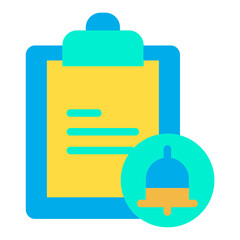 Sticker - Flat Clipboard icon