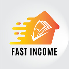 Wall Mural - Fast income logo