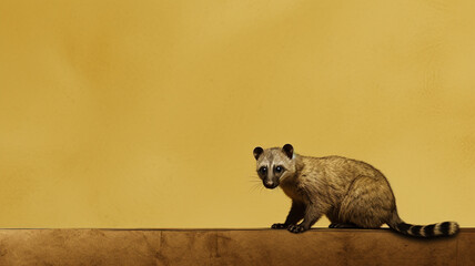 Wall Mural - Kopi luwak animal. Indonesian coffee concept