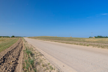 Wall Mural - Rural road for cars and transport