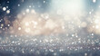© illuminating images - Silver Gray Glitter Background, Bokeh, Blur, Abstract, Generative AI