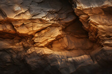 Sandstone Cave Rock And Rock Texture Ai Generative