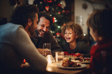 A Joyful Family Christmas: Gay Couple Celebrates With Their Two Beloved Children