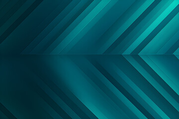 Wall Mural - Abstract Teal Background. Geometric Arrow Illustration for Banner, Digital Printing, Postcards or Wallpaper Concept Design.