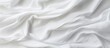 Textured fabric table cloth and canvas all white and crumpled