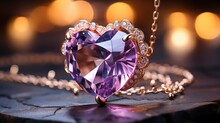 Heart-shaped Gemstone In A Jewelry Box Sparkling Gems, Illustrator Image, HD