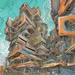 phantasmagoric modern office building, contemporary intricate art, abstract, detailed, surreal
