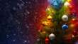 Chrismas tree colorful background in chrismas day, new year day