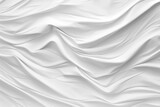 Fototapeta  - White cloth background image it has a wrinkled, rough, and uneven appearance.