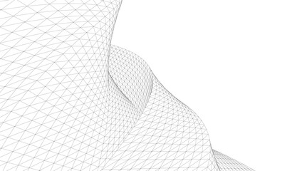 Wall Mural - abstract geometric shape 3d illustration