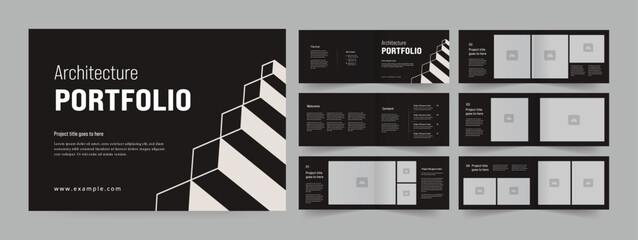 Wall Mural - landscape architecture portfolio template