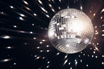 Wall Mural - Shining Disco Ball Party