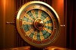 A rotating wheel used for gambling. Generative AI