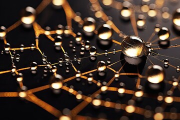 macro photographs of spiders and webs