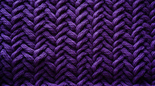 Knitted Dark Purple Fabric
