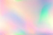 Northern Lights, Soft Pinks And Greens, Soft Smooth Lines, Seamless Pattern - AI Generative
