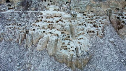 Poster - Vardzia is a city in the rocks 