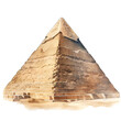 Great Pyramid of Giza on transparent background PNG