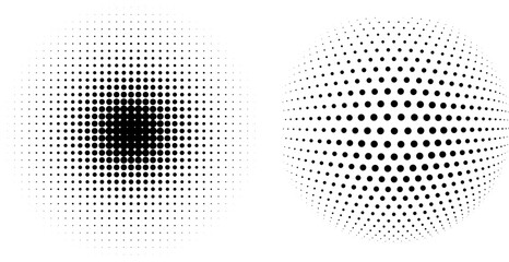 Halftone dot tone grunge effect abstract pattern texture vector graphic retro illustration.gradient geometric element art shape modern creative pop wallpaper vintage monochrome print frame