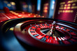 casino rule closeup. The concept of roulette, casino, gambling, addiction, Vegas. ia generated