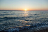 Fototapeta Do pokoju - Kemer Resort Town Mediterranean Sunrise With Colorful Waves