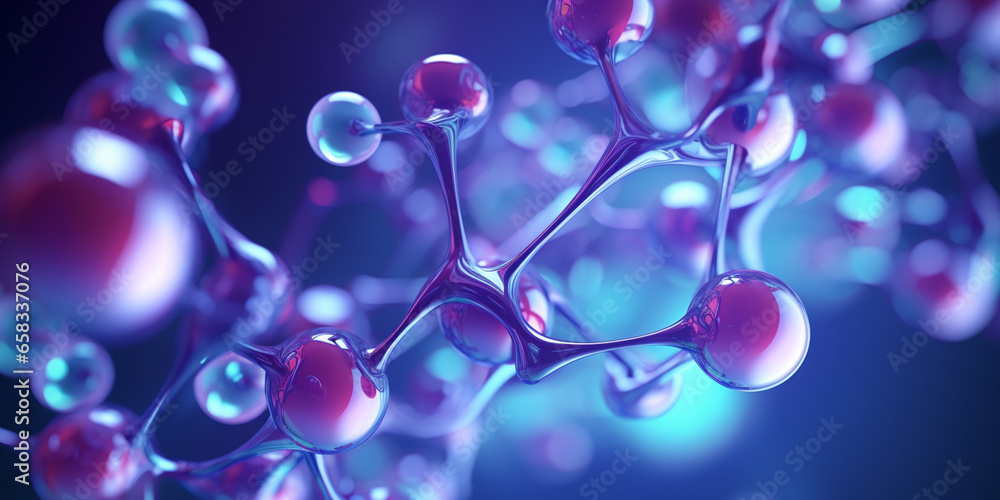 3D Collagen Serum and Hyaluronic Acid Skin Care Solutions, Cosmetic ...