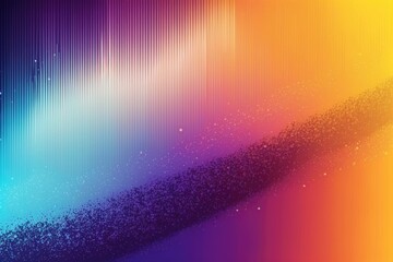 Sticker - Abstract rainbow background with some smooth lines and sparkles in it