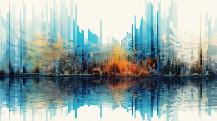 Abstract Glitch Background