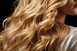 close up of woman's shiny luxury beautiful healthy hair