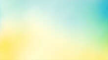 Watercolor Yellow Green Blue Turquoise Grainy Gradient Background Noise Texture Effect Summer