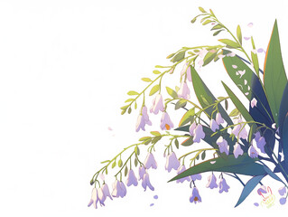 Wall Mural - Snowdrop Lilac Crocus Copse Hyacinth Spring Early Flowers Holiday Valentine's Day Mother's Day eighth of March 