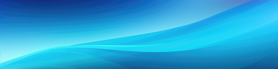 Sticker - blue gradient wave curve background material