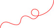 © Abdur - Red line thread vector