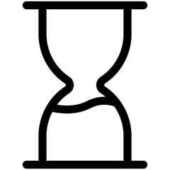 Wall Mural - hourglass icon