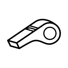 Wall Mural - Whistle icon. Vector graphic illustration. Suitable for website design, logo, app, template, and ui. Referee symbol