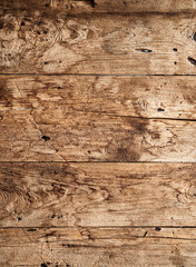 Wall Mural - Grunge brown background, old wooden texture for background, Surface of the old brown wood texture.