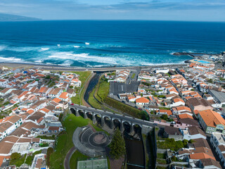 Sticker - Bridge Ponte dos Oito Arcos, - Sao Miguel Island, Azores, Portugal