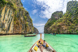 Fototapeta  - phi phi island and maya beach the most best travel point in Krabi