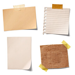 Wall Mural - Paper, Paper notes, white ruled paper, texture, paper Notes,