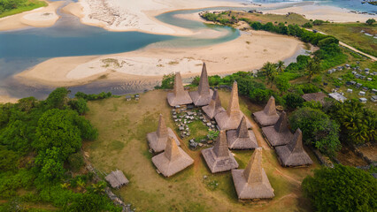 Aerial view of the Traditional House of 