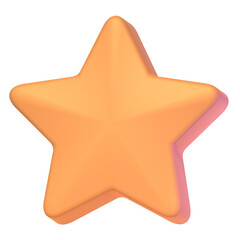 star 3D Illustration Icon Pack Element