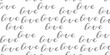 © Sigit - drawing of love typography lettering script font typographic lineart design. Minimalism concept of romantic card, banner, and poster sign and symbol, love pattern