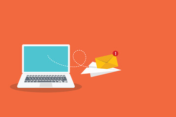 Newsletter concept.	