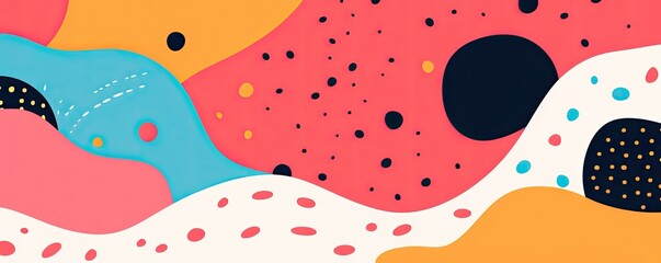 Wall Mural - design banner abstract background illustration for website header