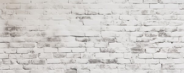 Wall Mural - White bricks texture background for website page header
