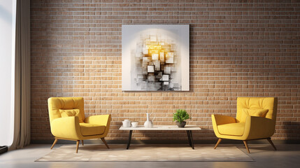 Wall Mural - design scene with a chair