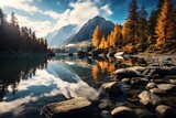 Fototapeta Na ścianę - beautiful autumn landscape